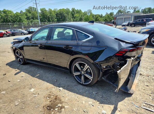 1HGCY2F50SA027511 2025 HONDA ACCORD Black უკანა მარცხენა