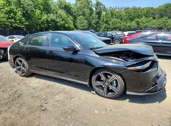 1HGCY2F50SA027511 2025 HONDA ACCORD Black წინა მარჯვენა