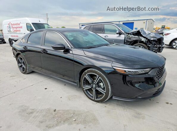 1HGCY2F50SA037746 2025 HONDA ACCORD Black წინა მარჯვენა