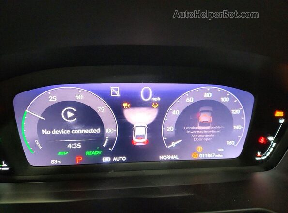 1HGCY2F50SA037746 2025 HONDA ACCORD Black ხელსაწყოთა პანელის ხედი