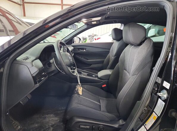 1HGCY2F50SA037746 2025 HONDA ACCORD Black წინა სალონის ხედი
