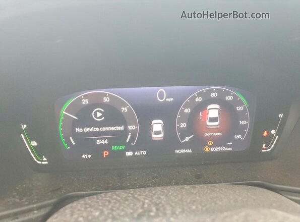 1HGCY2F50SA092925 2025 HONDA ACCORD White ხელსაწყოთა პანელის ხედი