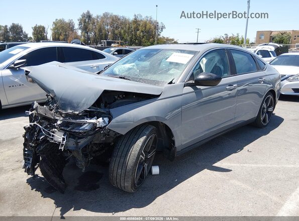 1HGCY2F51PA013477 2023 HONDA ACCORD Gray Front left