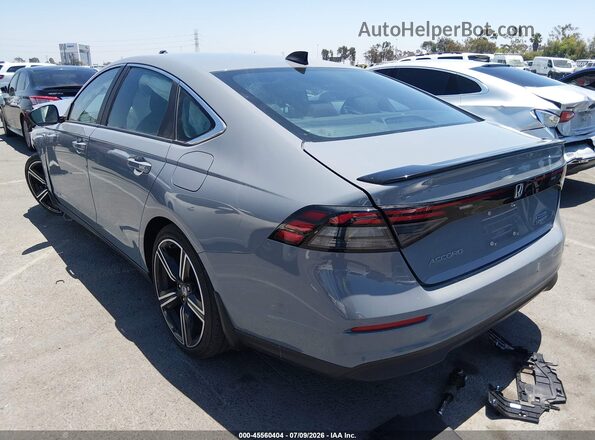 1HGCY2F51PA013477 2023 HONDA ACCORD Gray Rear left