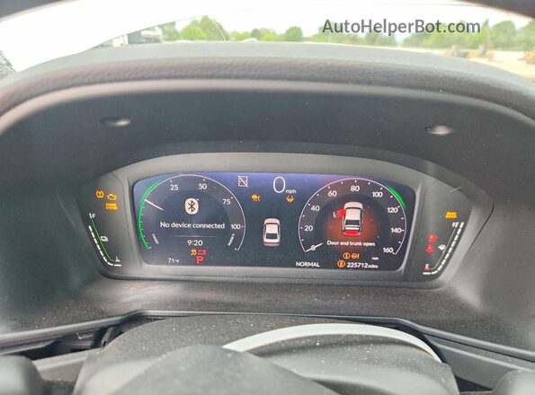 1HGCY2F51PA022339 2023 HONDA ACCORD Белый Вид щитка приборов