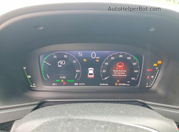 1HGCY2F51RA006189 2024 HONDA ACCORD White Vista del cuadro de instrumentos