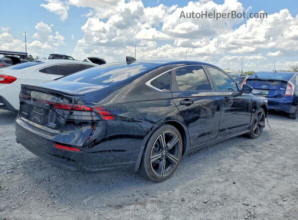 1HGCY2F51RA086349 2024 HONDA ACCORD Black Tył prawy