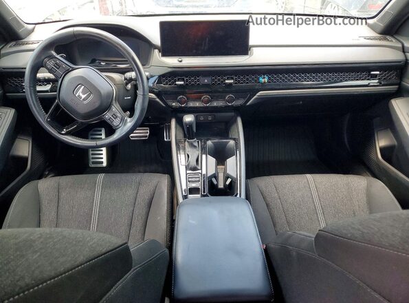 1HGCY2F51RA086349 2024 HONDA ACCORD Black Widok deski rozdzielczej