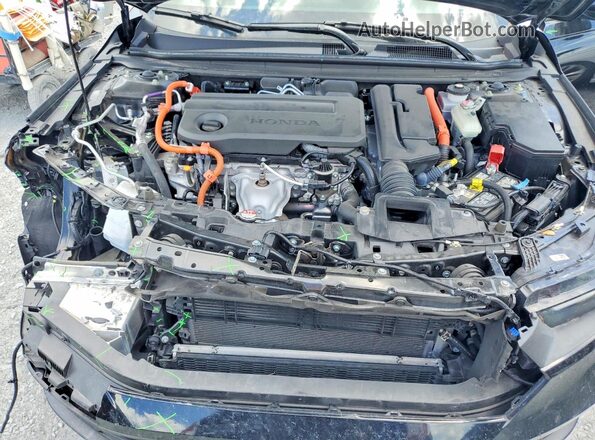 1HGCY2F51RA086349 2024 HONDA ACCORD Black Widok wnętrza z tyłu