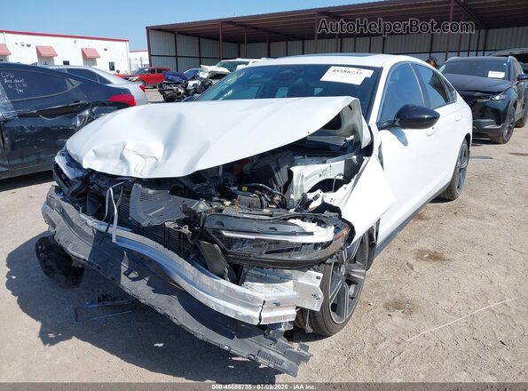 1HGCY2F51RA097805 2024 HONDA ACCORD Белый Передняя левая четверть