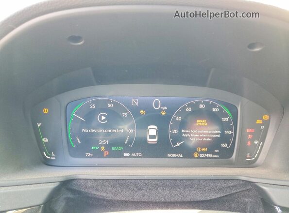 1HGCY2F51SA029722 2025 HONDA ACCORD Charcoal ხელსაწყოთა პანელის ხედი