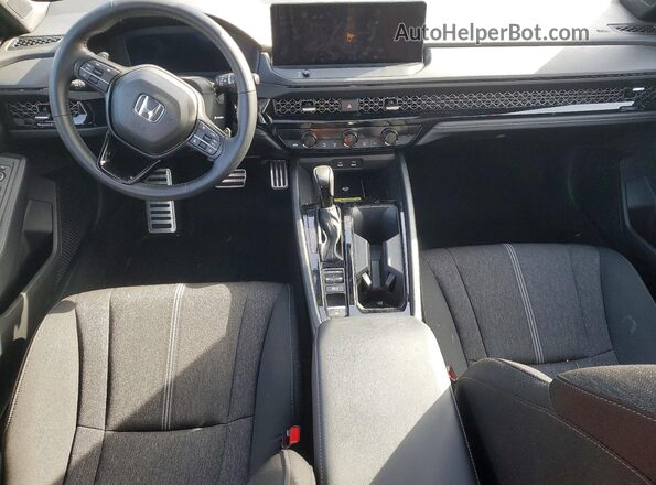 1HGCY2F51SA039456 2025 HONDA ACCORD Black Առջևի վահանակի տեսք