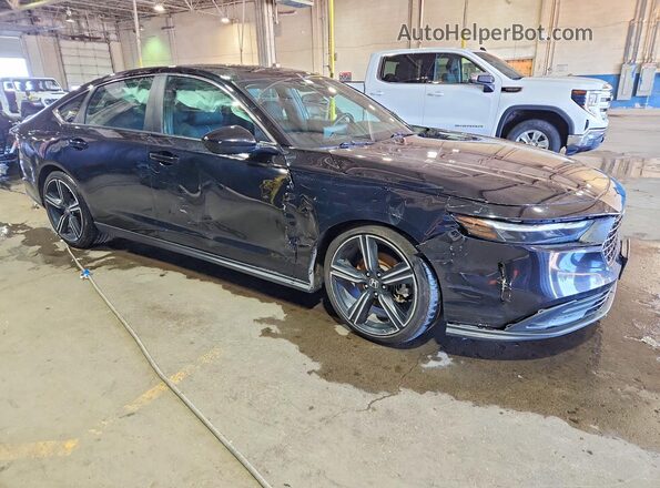 1HGCY2F52PA023273 2023 HONDA ACCORD Черный Передняя правая четверть