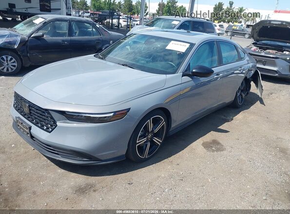 1HGCY2F52PA029316 2023 HONDA ACCORD Gray Front left