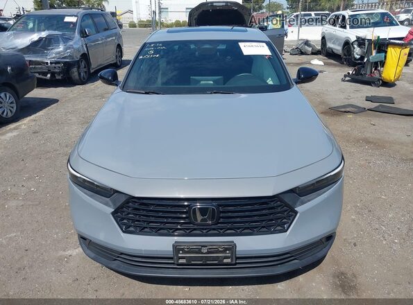 1HGCY2F52PA029316 2023 HONDA ACCORD Gray Instrument cluster view