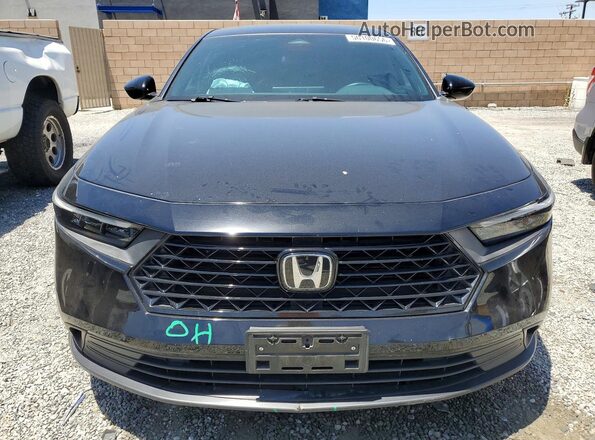 1HGCY2F52PA043295 2023 HONDA ACCORD Черный Вид спереди