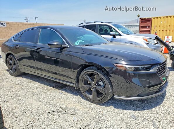 1HGCY2F52PA043295 2023 HONDA ACCORD Черный Передняя правая четверть