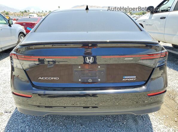 1HGCY2F52PA043295 2023 HONDA ACCORD Черный Вид сзади