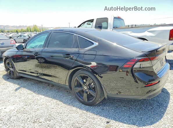 1HGCY2F52PA043295 2023 HONDA ACCORD Черный Задняя левая четверть