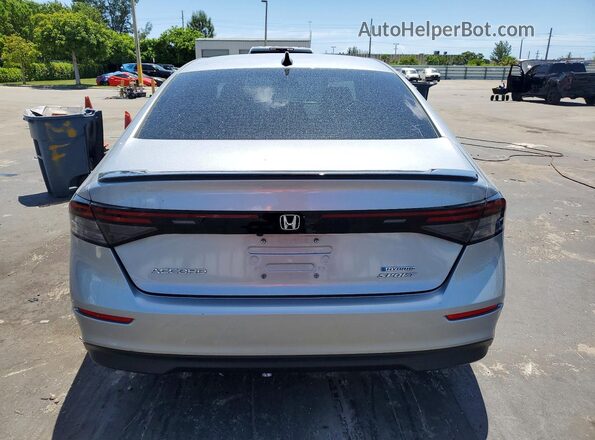 1HGCY2F52PA063529 2023 HONDA ACCORD Серебряный Вид сзади