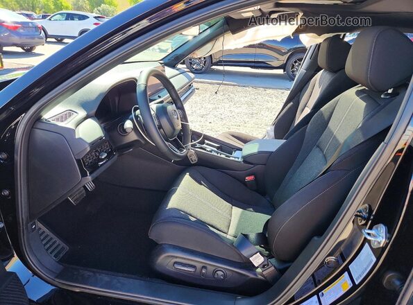1HGCY2F52SA092585 2025 HONDA ACCORD Black Widok wnętrza z przodu
