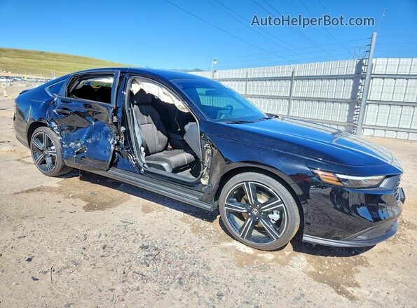 1HGCY2F52SA092585 2025 HONDA ACCORD Black Przód prawy