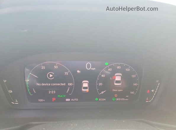1HGCY2F52SA093624 2025 HONDA ACCORD Gray Սարքավորումների վահանակի տեսք