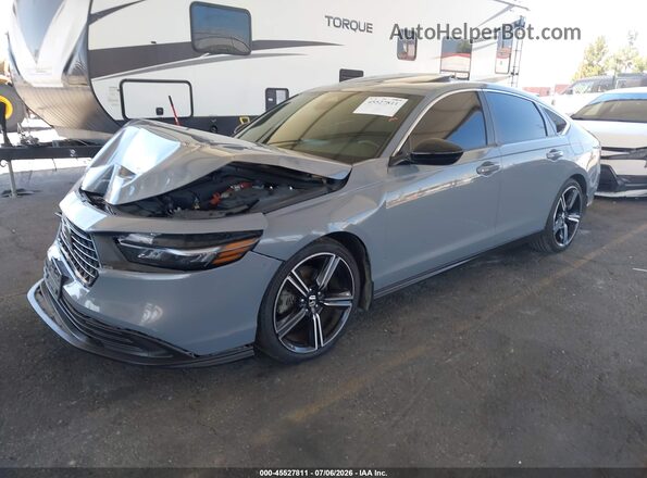 1HGCY2F53PA011925 2023 HONDA ACCORD Gray Передня ліва чверть