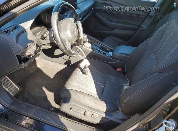 1HGCY2F53PA055990 2023 HONDA ACCORD Черный Вид салона спереди