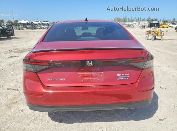 1HGCY2F53PA063068 2023 HONDA ACCORD Burgundy Հետևի տեսք