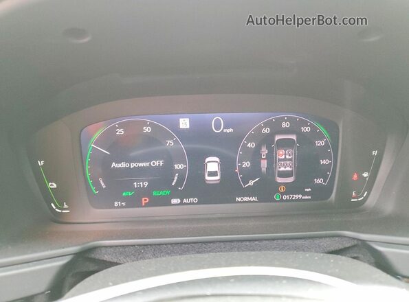 1HGCY2F53RA090774 2024 HONDA ACCORD White Instrument cluster view