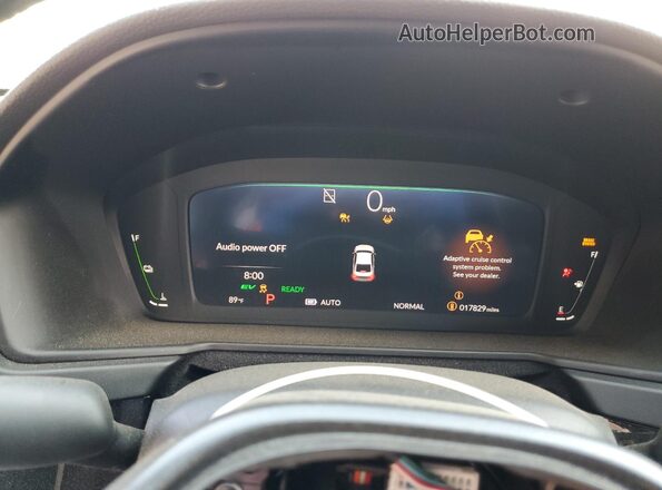 1HGCY2F53SA045937 2025 HONDA ACCORD White Instrument cluster view