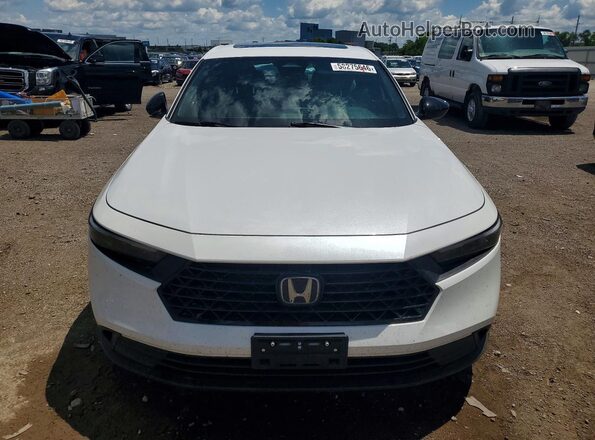1HGCY2F54PA058378 2023 HONDA ACCORD White Вид спереду