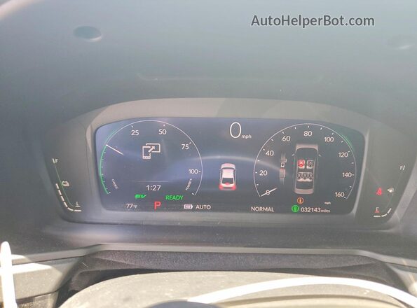 1HGCY2F54PA058378 2023 HONDA ACCORD White Вид щитка приладів