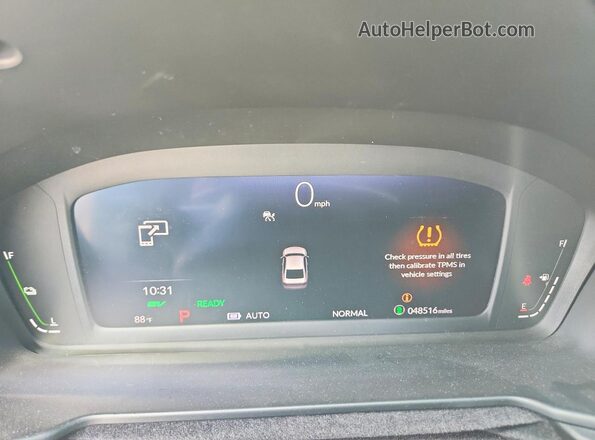 1HGCY2F54RA007031 2024 HONDA ACCORD Silver Սարքավորումների վահանակի տեսք
