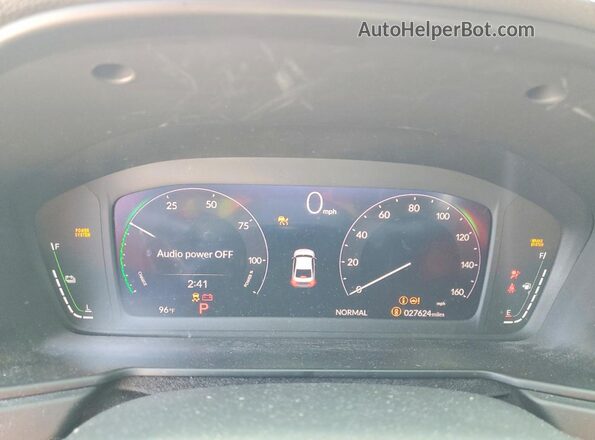 1HGCY2F54RA024282 2024 HONDA ACCORD Red Vista del cuadro de instrumentos