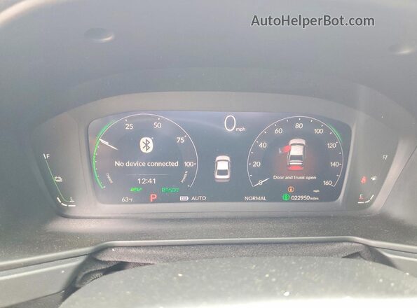 1HGCY2F54RA024301 2024 HONDA ACCORD Red Вид щитка приладів