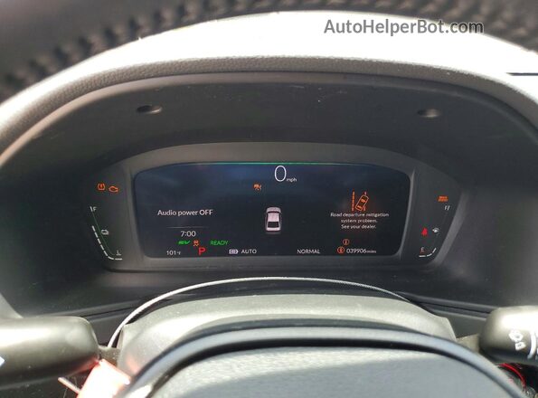 1HGCY2F54SA035661 2025 HONDA ACCORD Black Instrument cluster view