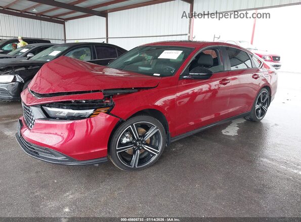 1HGCY2F54SA046272 2025 HONDA ACCORD Red Vista tres cuartos delantera izquierda