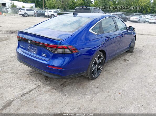 1HGCY2F54SA046675 2025 HONDA ACCORD Blue უკანა მარჯვენა