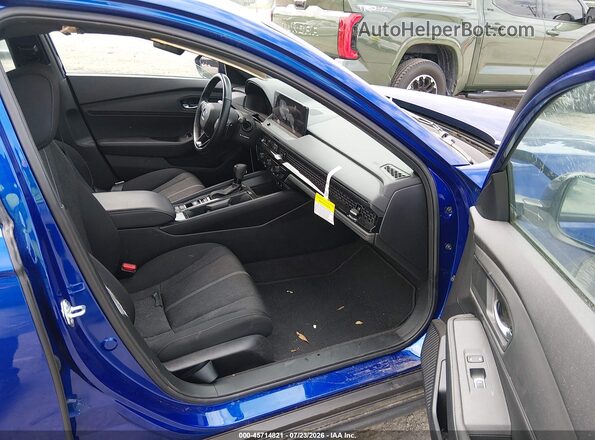 1HGCY2F54SA046675 2025 HONDA ACCORD Blue წინა სალონის ხედი