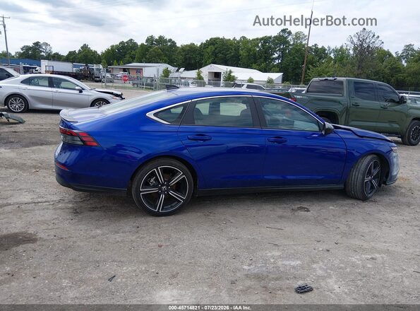 1HGCY2F54SA046675 2025 HONDA ACCORD Blue უკანა სალონის ხედი