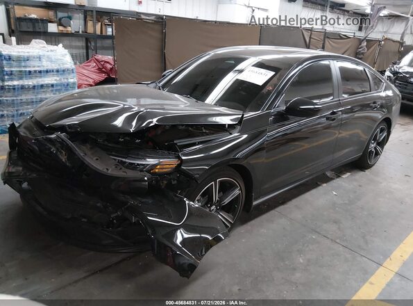 1HGCY2F54TA013242 2026 HONDA ACCORD Black წინა მარცხენა ხედი სამი მეოთხედიდან