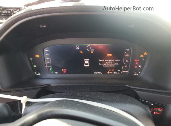1HGCY2F55PA029360 2023 HONDA ACCORD Gray Instrument cluster view