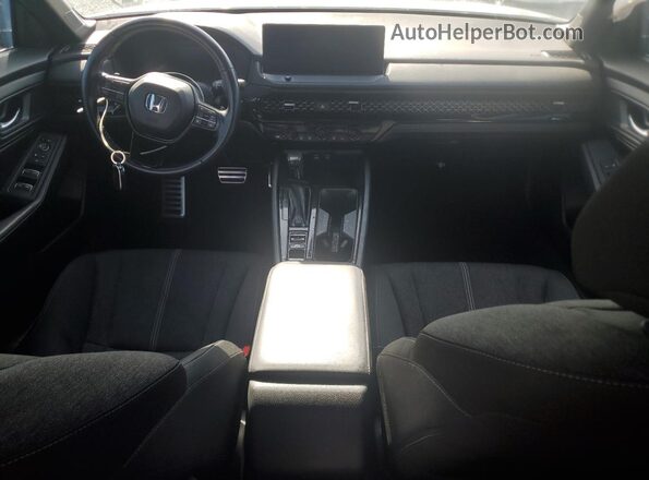 1HGCY2F55PA029360 2023 HONDA ACCORD Gray Dashboard view