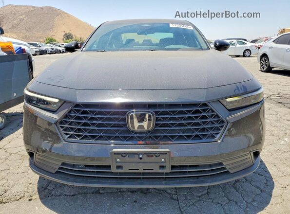1HGCY2F55PA030198 2023 HONDA ACCORD Black Widok z przodu