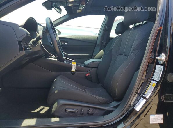 1HGCY2F55PA030198 2023 HONDA ACCORD Black Widok wnętrza z przodu