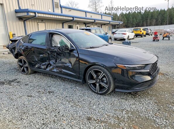 1HGCY2F55RA003392 2024 HONDA ACCORD Black წინა მარჯვენა