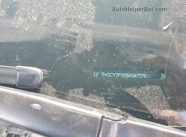1HGCY2F55SA047270 2025 HONDA ACCORD White VIN կոդի պիտակի տեսք