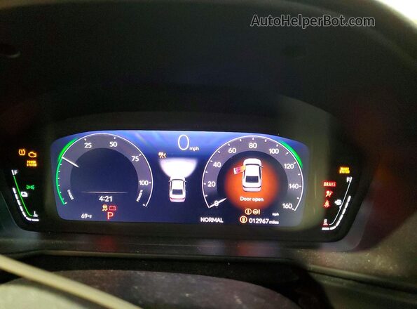 1HGCY2F55SA060116 2025 HONDA ACCORD White Widok zestawu wskaźników
